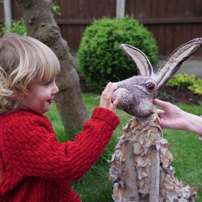 Woodland Wonderland Hare and Child